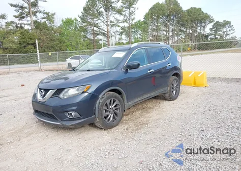 2016 Nissan Rogue Sl из США, поврежденный, VIN 5N1AT2MT7GC865144